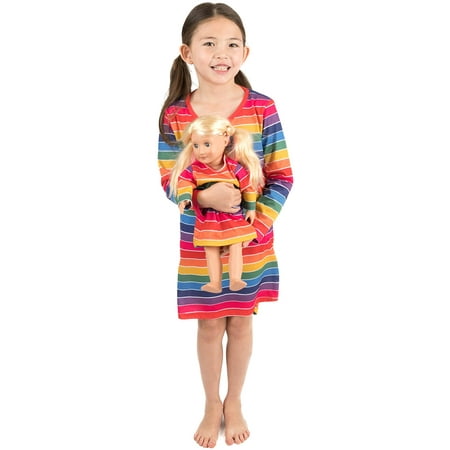 Leveret Matching Doll & Girls Nightgown Kids & Toddler Pajamas Unicorn Sleepwear 4-14 Years Fits American Girl Doll Leveret Matching Doll & Girls Nightgown Kids & Toddler Pajamas Unicorn Sleepwear 4-14 Years Fits American Girl Doll